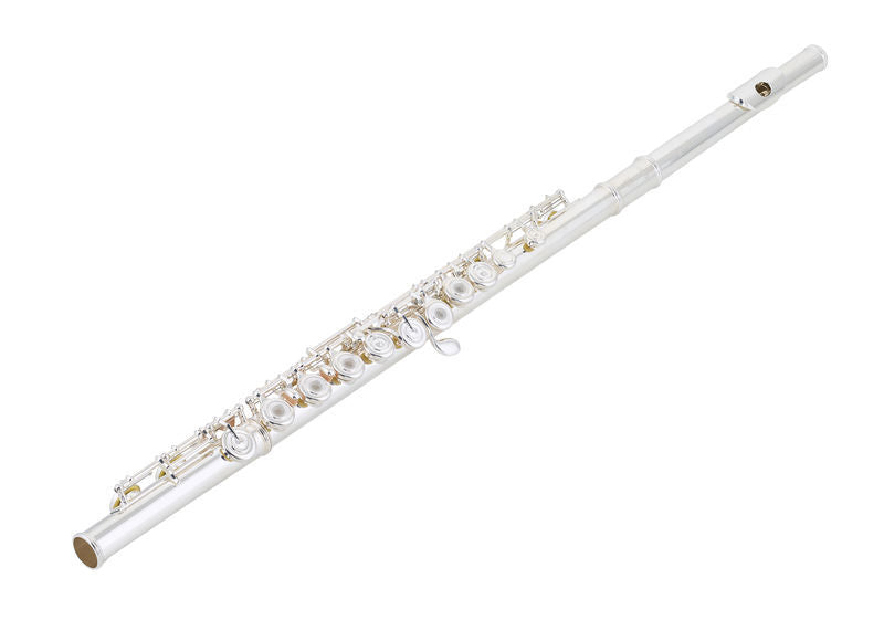 Yamaha YFL-372 Querflöten-Bundle Ringklappen mit Ständer, Wischer & Pflegeset