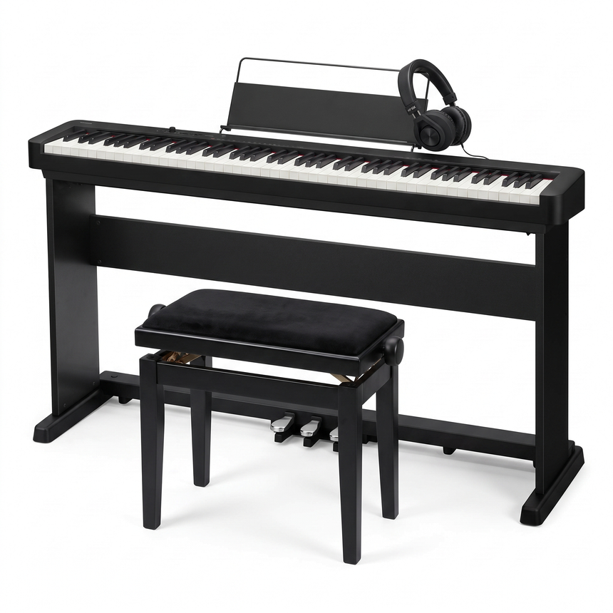 Casio CDP-160 Schwarz Bundle mit Bank und Kopfhörer – bundle-hero