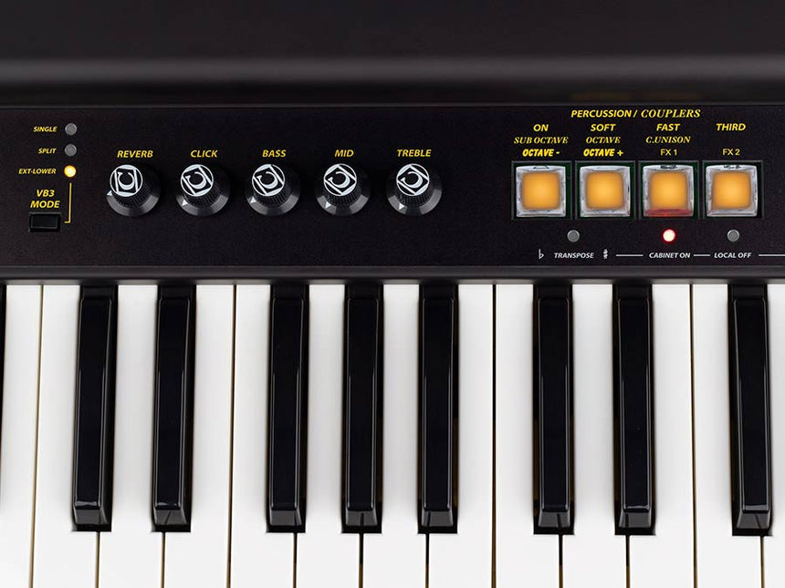 Crumar Mojo61 organ – 61 waterfall keys, virtual tonewheel organs with VB3-II engine, 9 drawbars