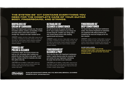 DUNLOP - ADU 6500 Gitarren-Wartungsset, 5-teilig - Musik-Ebert Gmbh