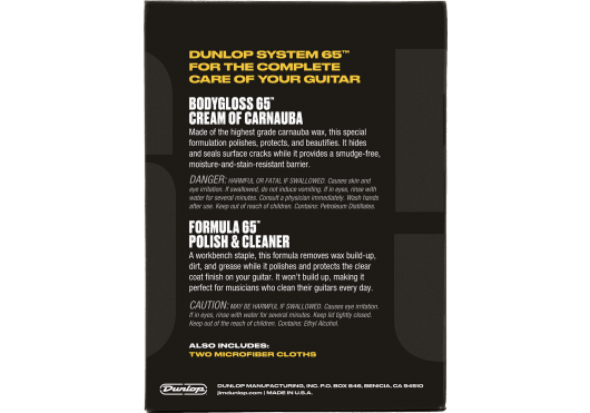 DUNLOP - ADU 6501 Gitarren-Polierset (2-teilig) - Musik-Ebert Gmbh
