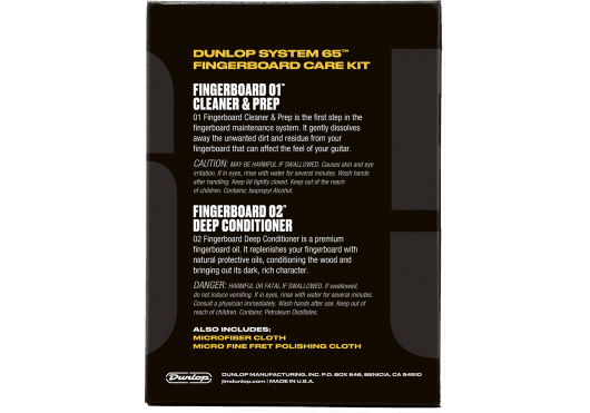 DUNLOP - ADU 6502 Reinigungs- und Pflegeset für Griffbrett (2-teilig) - Musik-Ebert Gmbh