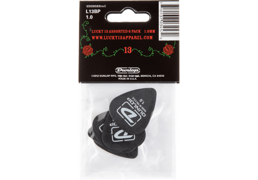 Lucky 13 Serie II, 1.00 mm, Player's Pack (6 Stck.) - ADU L13BP10 - Musik-Ebert Gmbh