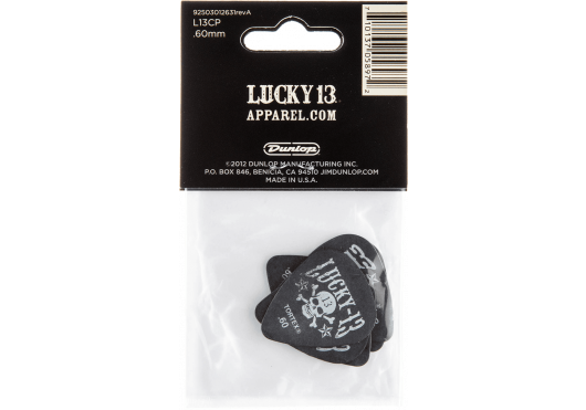 Lucky 13 Serie III, 0.60 mm, Player's Pack (6 Stck.) - ADU L13CP60 - Musik-Ebert Gmbh