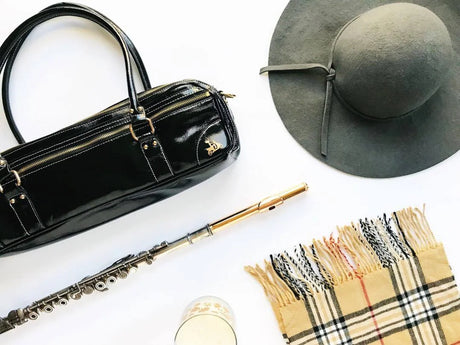 Flutescooter Bag für Querflöte aus weichem Echtleder - Musik-Ebert Gmbh