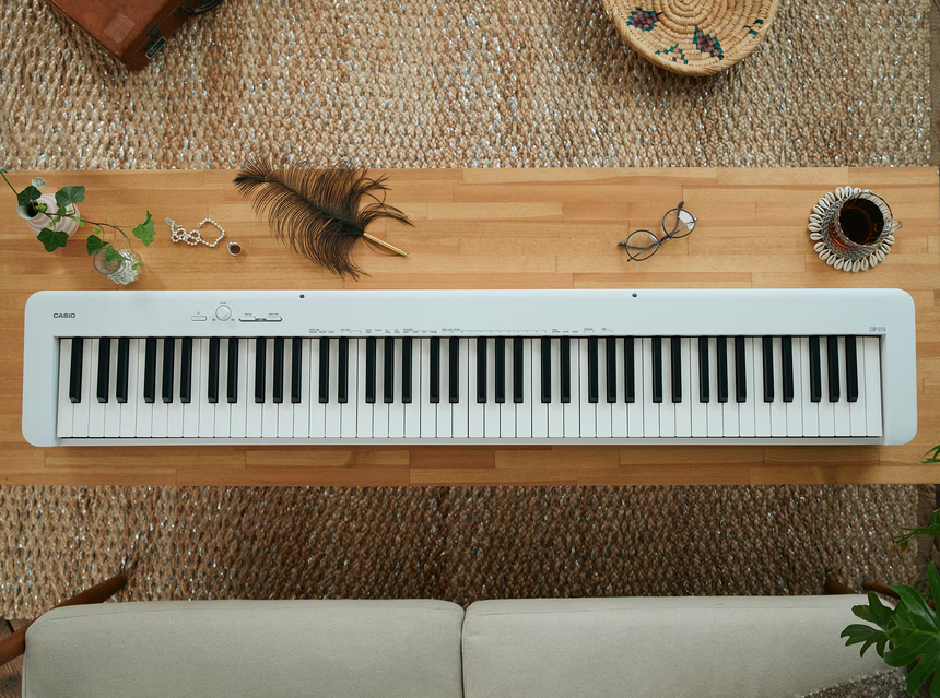 Casio CDP-S110 Weiß Bundle mit Ständer und Kopfhörer - Musik-Ebert Gmbh