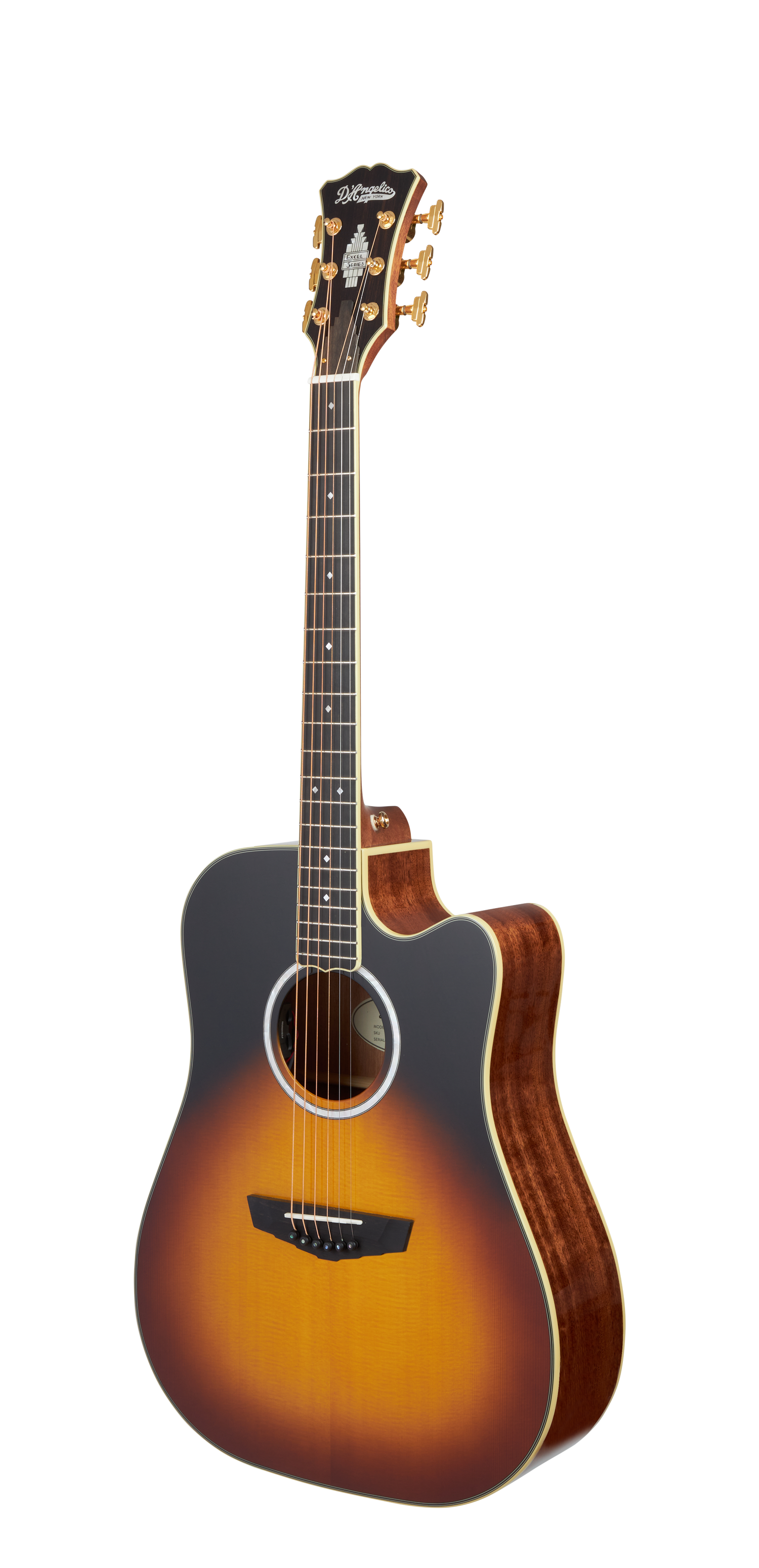 D' ANGELICO Excel Bowery Vintage Sunset mit Tasche - Musik-Ebert Gmbh
