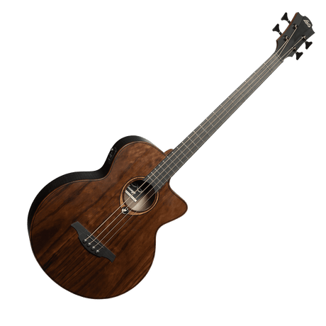 LÂG - GLA SAUVAGE-BCE Acoustic-Electric Bass Jumbo Cutaway w/ Gig Bag - Musik-Ebert Gmbh