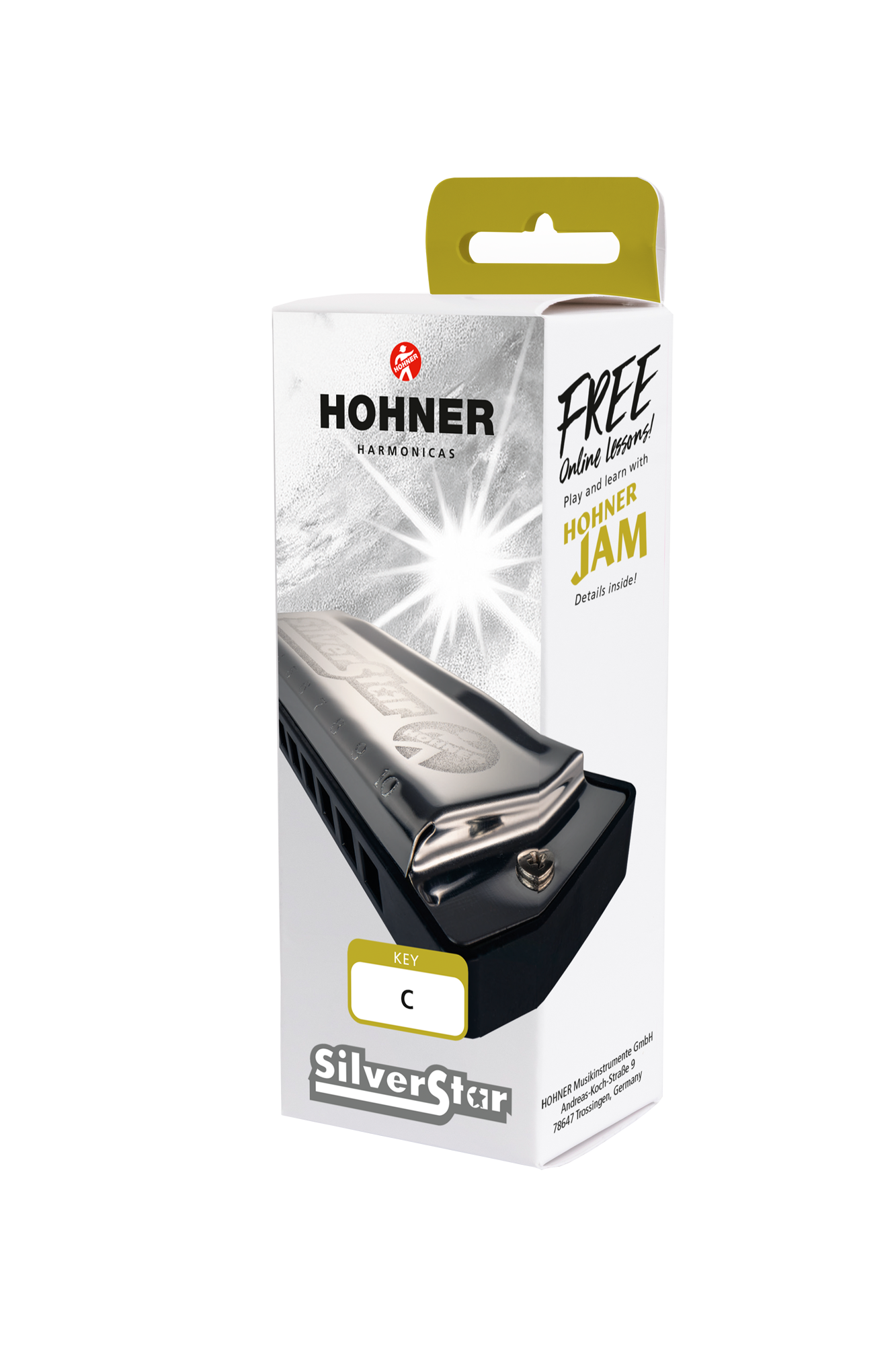 Hohner Mundharmonika Silverstar C-Dur Neues Modell - Musik-Ebert Gmbh