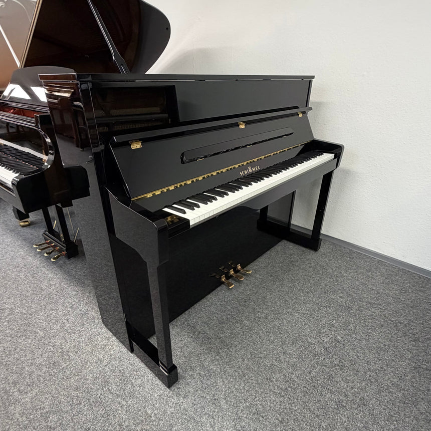 SCHIMMEL Klavier 116S schwarz poliert Occasion Bj. 1998, sehr guter Zustand (gebraucht) - Musik-Ebert Gmbh