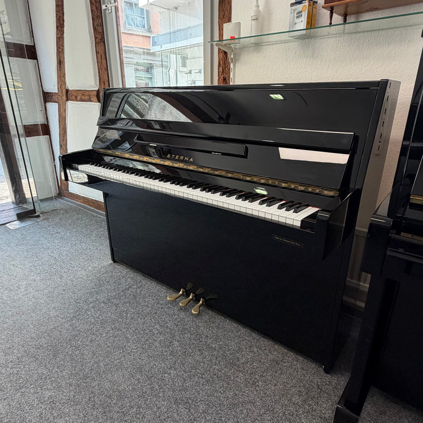 Yamaha-Eterna ERC 10 Akustik-Klavier (Schwarz poliert) – Kompakte Occasion, Bj. 2002 (gebraucht)