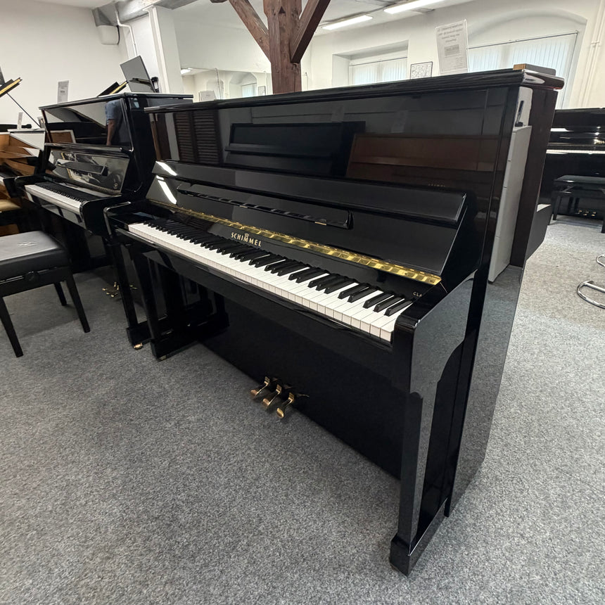 Schimmel Klavier 116 C Occasion – schwarz poliert, Bj. 2004, Made in Germany (gebraucht)