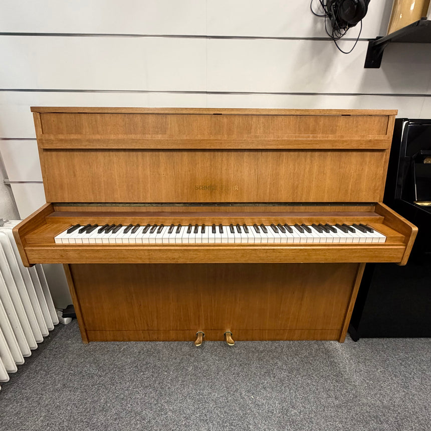 Schmidt-Flohr Klavier 110M Occasion – Nussbaum, Renner-Mechanik, Bj. 1970, Made in Switzerland (gebraucht)