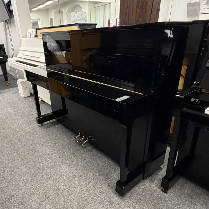 Yamaha Klavier E 116 T Occasion – schwarz poliert, Bj. 1997, sehr guter Zustand (gebraucht)