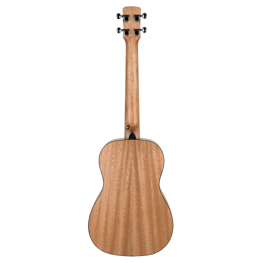 Cascha HH2243 baritone ukulele, natural mahogany – rear view
