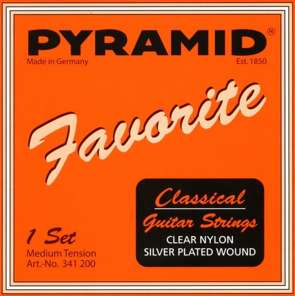 PYRAMID Nylon Konzertgitarre-Saiten Ersatzsaitensatz