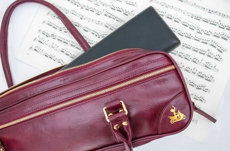 Flutescooter Bag für Querflöte aus veganem Leder - Musik-Ebert Gmbh