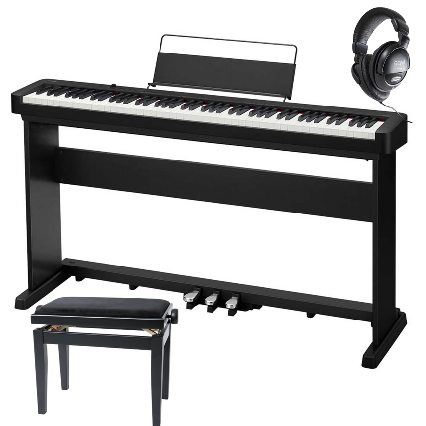 Casio CDP-160 Schwarz Bundle mit Bank und Kopfhörer - Musik-Ebert Gmbh