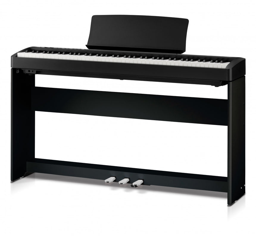 Kawai ES 120 Schwarz Bundle mit Ständer, Pedalen und Kopfhörer - Musik-Ebert Gmbh
