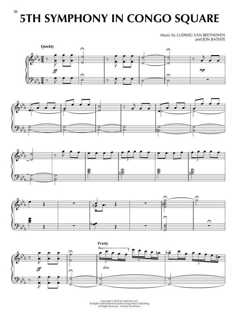 Jon Batiste - Beethoven Blues (Batiste Piano Series, Vol. 1) - Musik-Ebert Gmbh