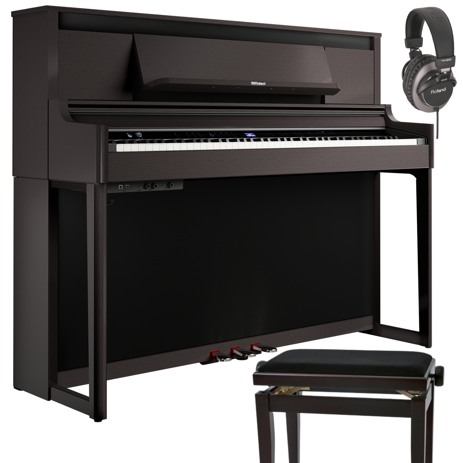 Roland LX-6 Rosenholz Bundle mit Bank und Kopfhörer - Musik-Ebert Gmbh