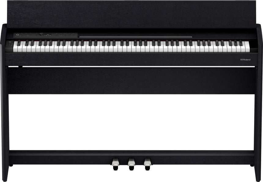 Roland F-701 Digitalpiano in Schwarz matt – Vorderansicht