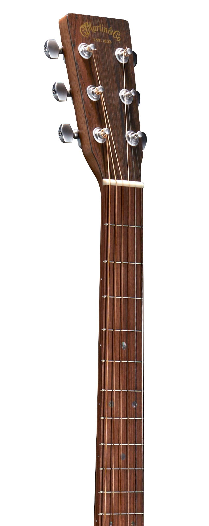 Guitare acoustique Martin D-X2E Brazilian Rosewood – détail de la tête