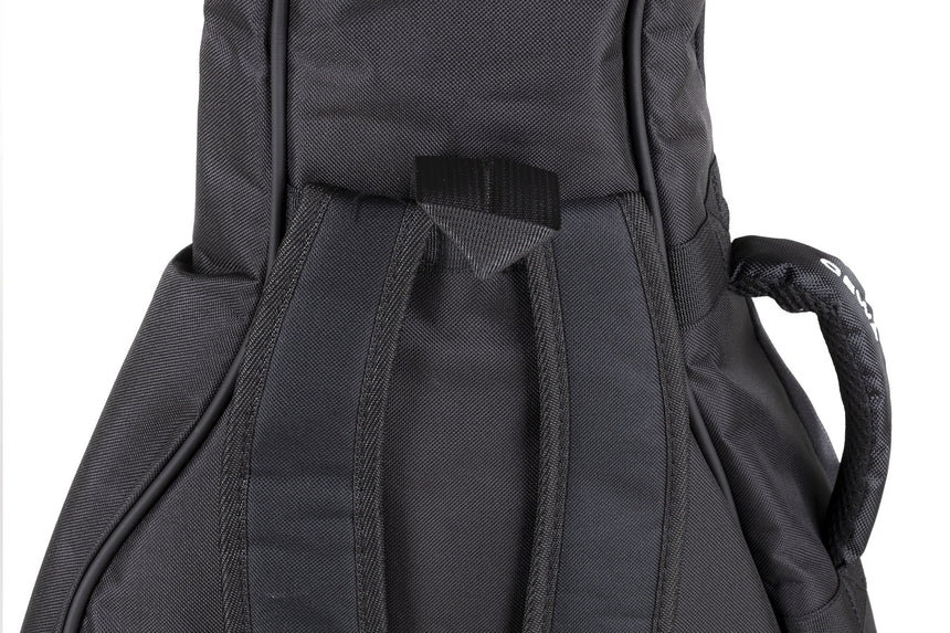 GEWA Premium 20 black acoustic guitar gig bag – carrying handle detail