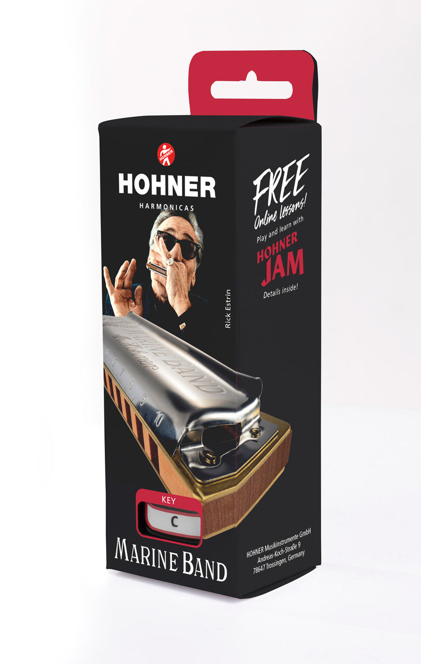 Emballage de l’harmonica HOHNER Marine Band 1896 Classic en do majeur