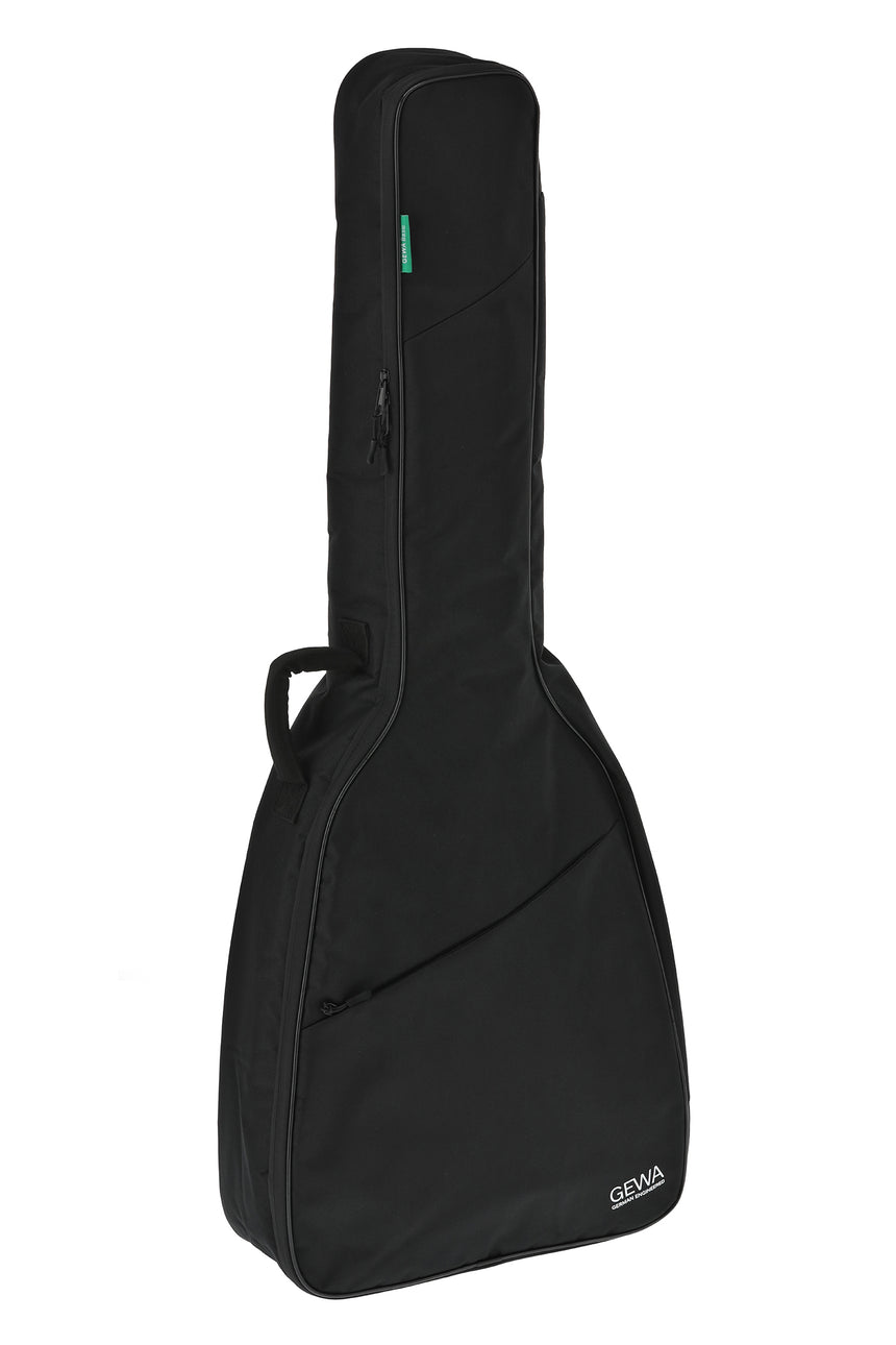 Housse de guitare acoustique GEWA Basic 5 211.200 noire – Vue avant de trois quarts gauche