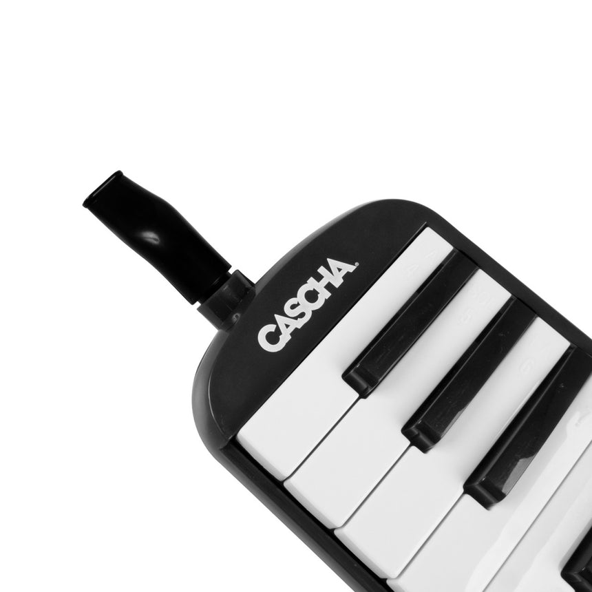 Mélodica Cascha HH 2061 noir – détail du clavier avec embout