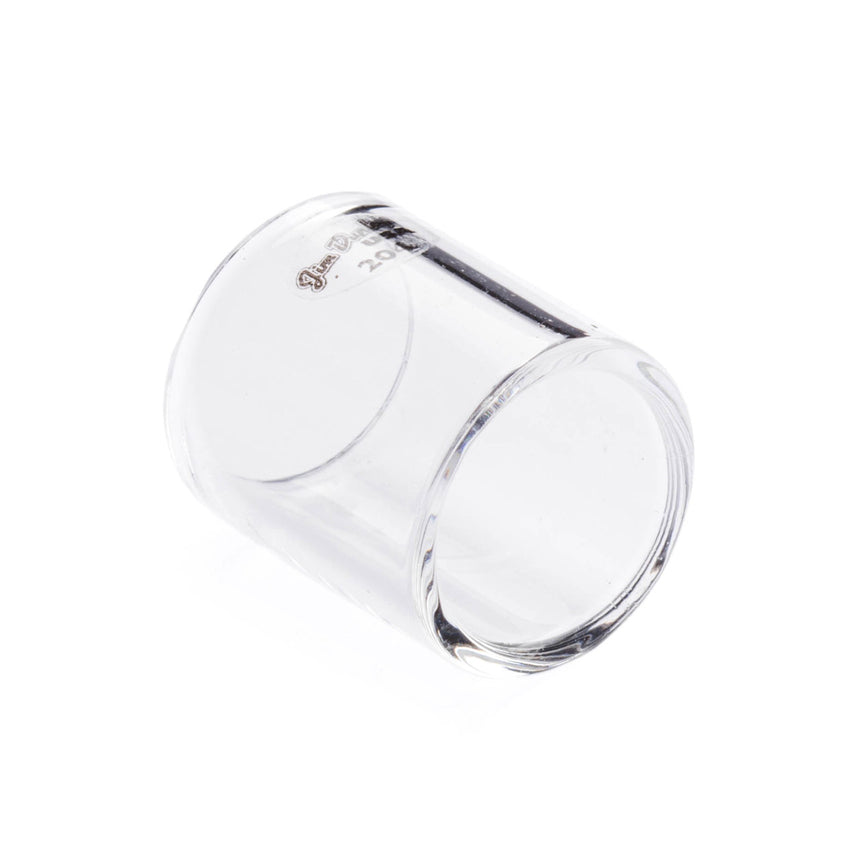 Dunlop 204 clear glass slide, angled side view.