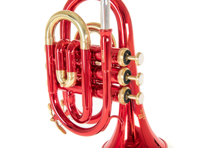 Roy Benson PT-101R, rouge – détail de la branche d’embouchure
