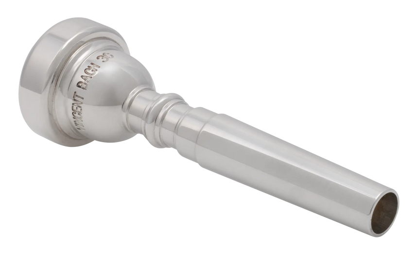 Embouchure de trompette Vincent Bach Classic 351 3C, argentée – vue de dessus de la cuvette