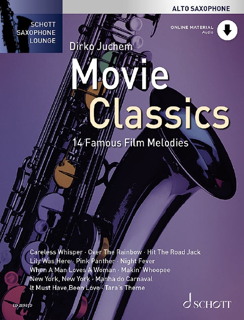 Movie Classics (+Online Material) for alto saxophone and piano