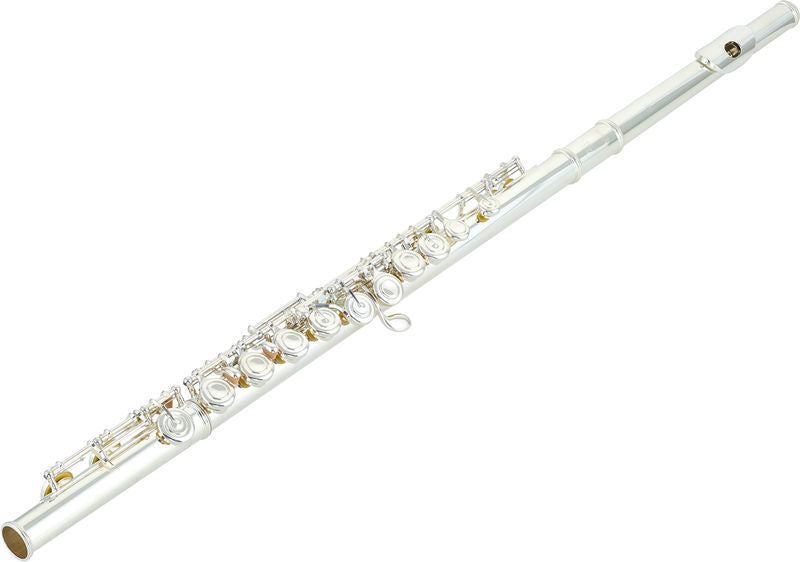 Yamaha YFL-212 Kinder-Querflöten-Bundle mit gebogenem Kopfstück, Ständer & Pflegeset