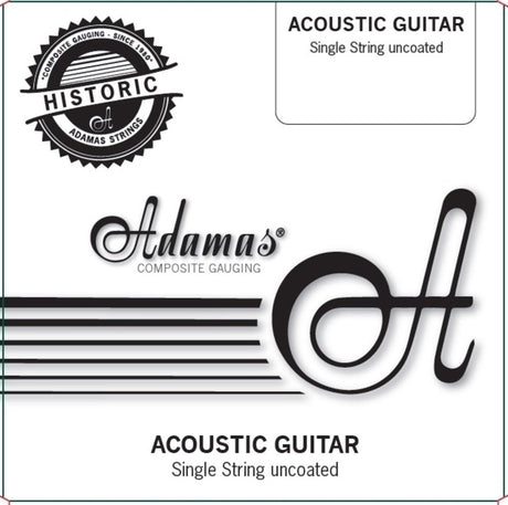 Adamas Akustik-Gitarren Saiten Einzelsaiten unbeschichtet Phosphor Bronze umsponnen .032 - Musik-Ebert Gmbh