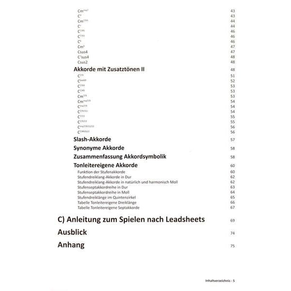 Piano-Akkorde Schritt für Schritt