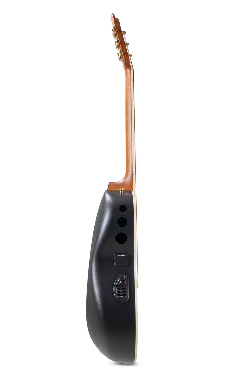 Ovation Celebrity Elite Deluxe CDX40-PB-G Peach Burst – Rückseite Lyrachord-Korpus