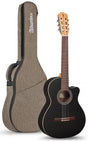 Alhambra Z-Nature CW EZ Black Satin Konzertgitarre mit Tonabnehmer 4/4 mit Tasche - Musik-Ebert Gmbh