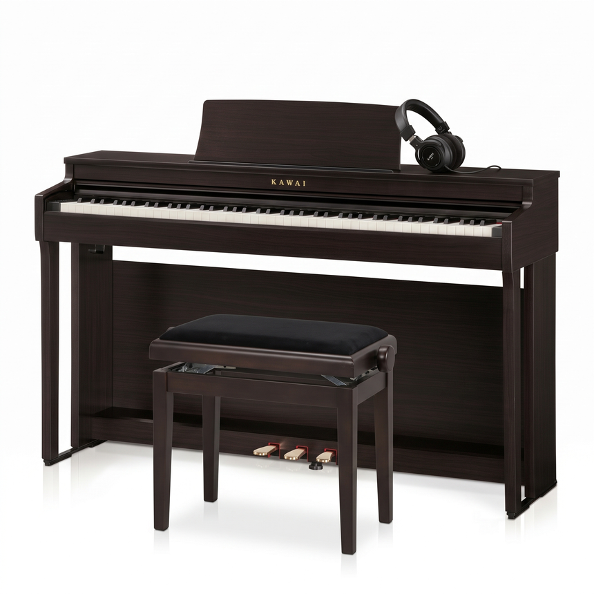 Kawai CN 201 Rosenholz Bundle mit Bank und Kopfhörer (ab Juni lieferbar) – bundle-hero