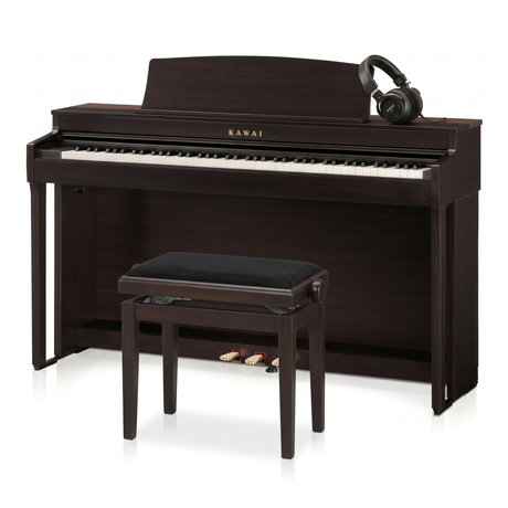 Kawai CN 301 Rosenholz Bundle mit Bank und Kopfhörer – bundle-hero