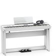 Roland Stagepiano FP-90X Weiß Bundle mit Ständer und Pedalleiste, Kopfhörer – bundle-hero