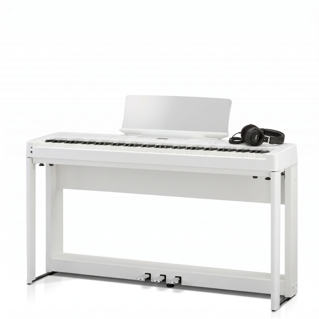 Kawai ES-520 Weiß Bundle mit Ständer, Pedalen und Kopfhörer – bundle-hero
