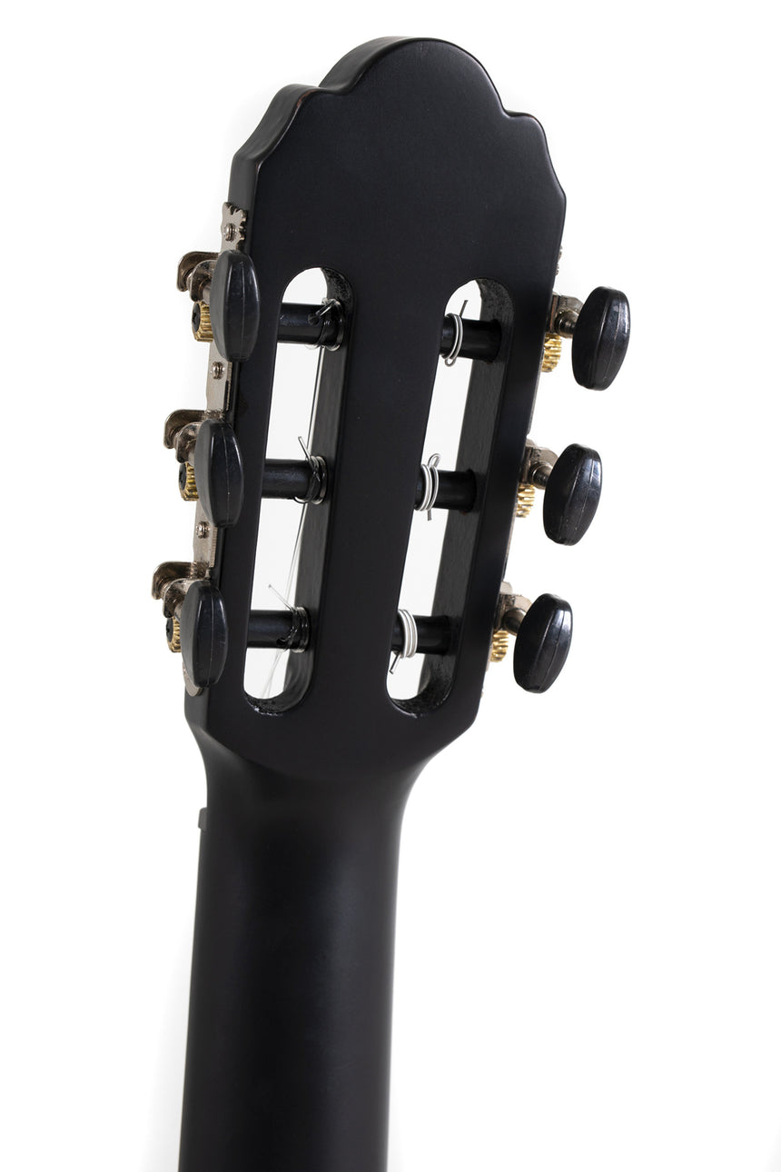 GEWA Student Konzertgitarre 3/4 schwarz – Mechaniken