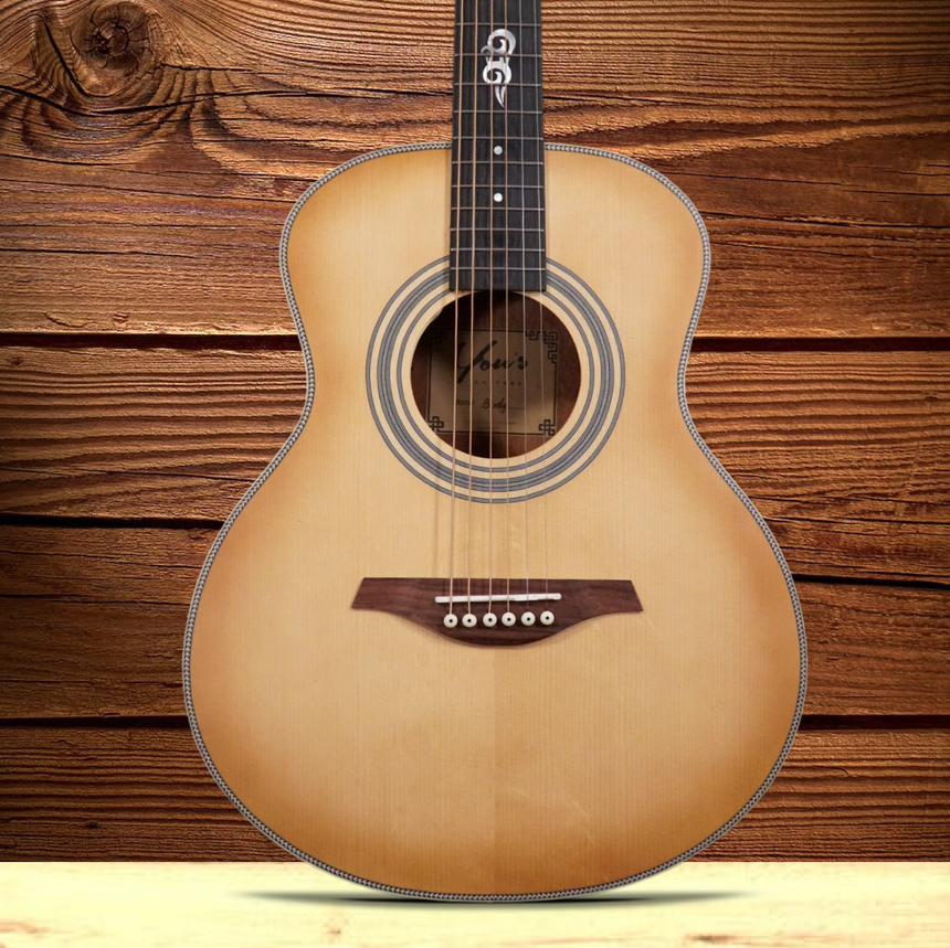 Guitare de voyage Birdy de You's (avec sac)