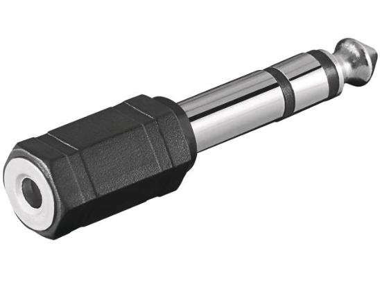 Adapter 3.5mm/6.3mm stereo jack for headphones