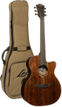 LAG Westerngitarre SAUVAGE-ACE mit Gitarrentasche - Musik-Ebert Gmbh
