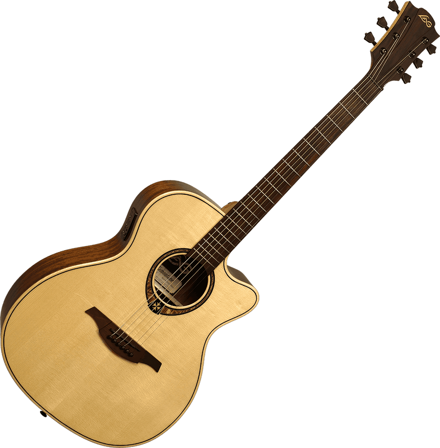 Guitare acoustique LAG, Tramontane 318, auditorium 
