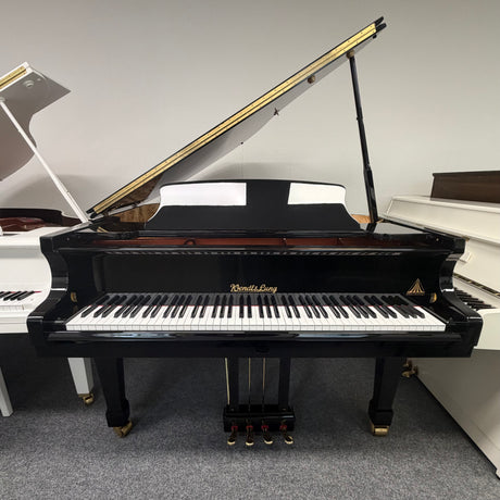 Wendl & Lung Flügel 178 Professional schwarz poliert Occasion Bj. 2008, sehr guter Zustand (gebraucht) - Musik-Ebert Gmbh